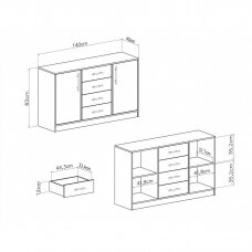 Komoda D SRK1