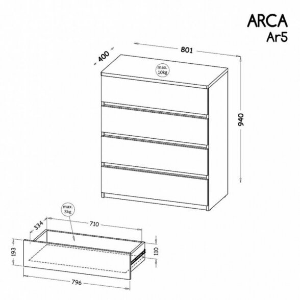 Komoda ARCA AR5 1