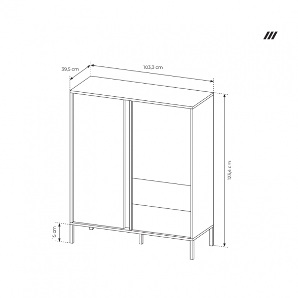 Komoda DAST A 2