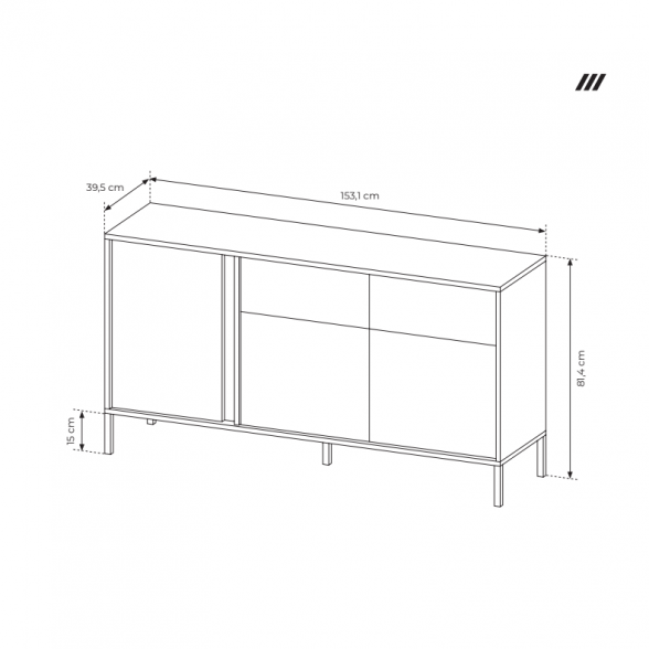 Komoda DAST B 2