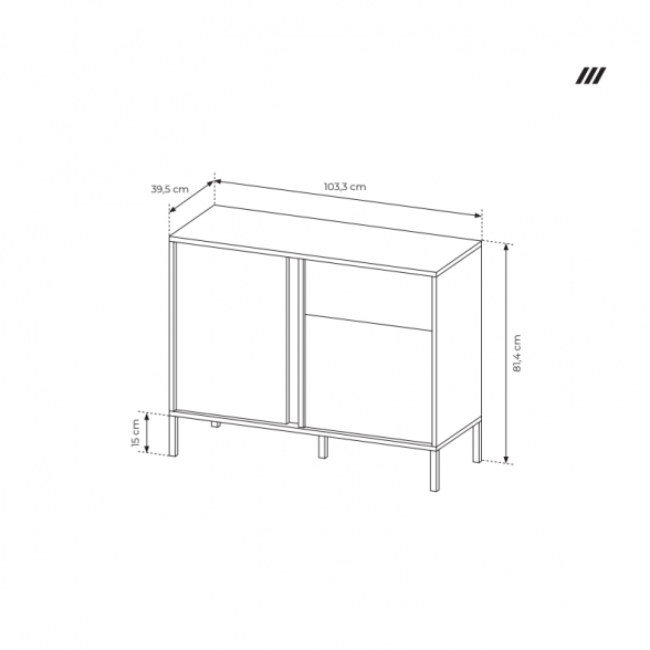 Komoda DAST D 2