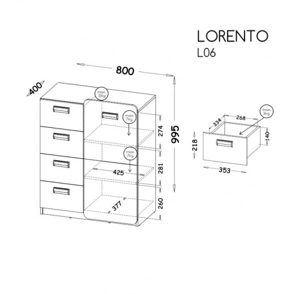 Komoda L6 2