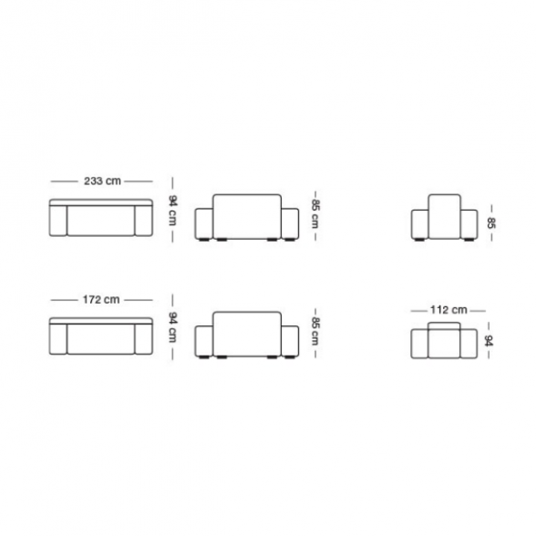 Komplektas VENEZIA 3+2+1 3