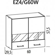 Pakabinama spintelė EZ4/G60W