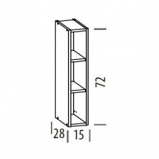 Pakabinama spintelė T1/G15