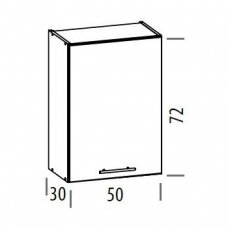 Pakabinama spintelė T5/G50