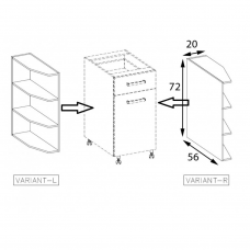 Pastatoma lentyna VIV-18D