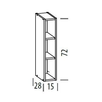 Pakabinama spintelė T1/G15 1