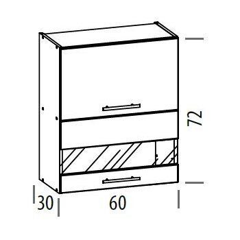 Pakabinama spintelė T9/G60W 1