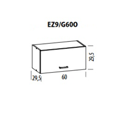 Pakabinama spintelė EZ9/G600 1