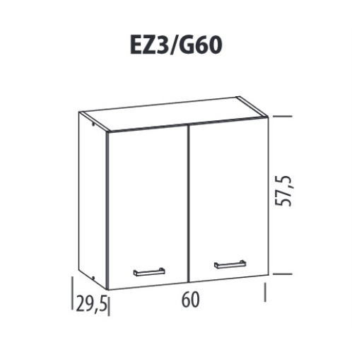 Pakabinama spintelė EZ3/G60 1