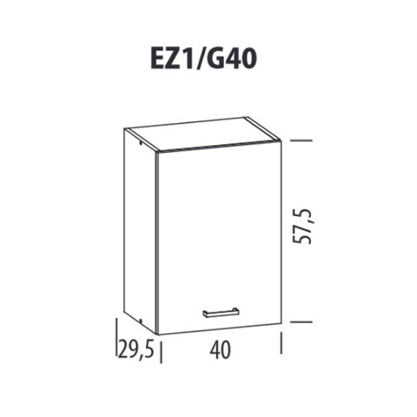 Pakabinama spintelė EZ1/G40 1