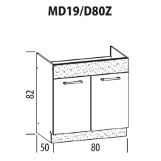 Spintelė MD19/D80Z