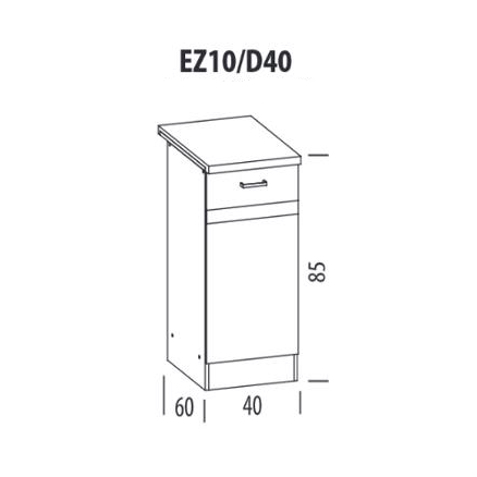 Spintelė EZ10/D40 1