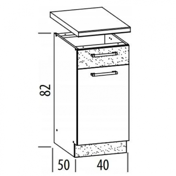 Spintelė MD13/D40S1 1